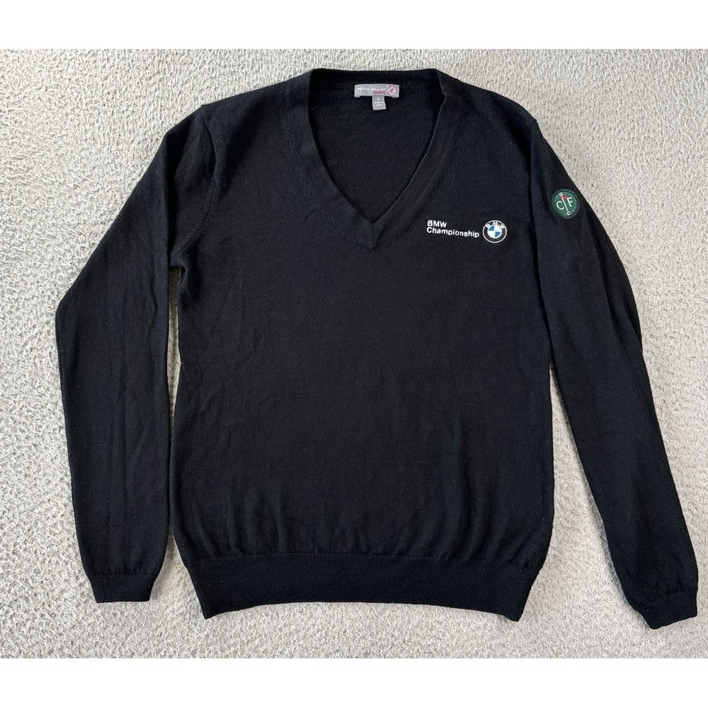 Peter Millar Sweater Womens Small BMW Championship Conway Farms Merino Wool